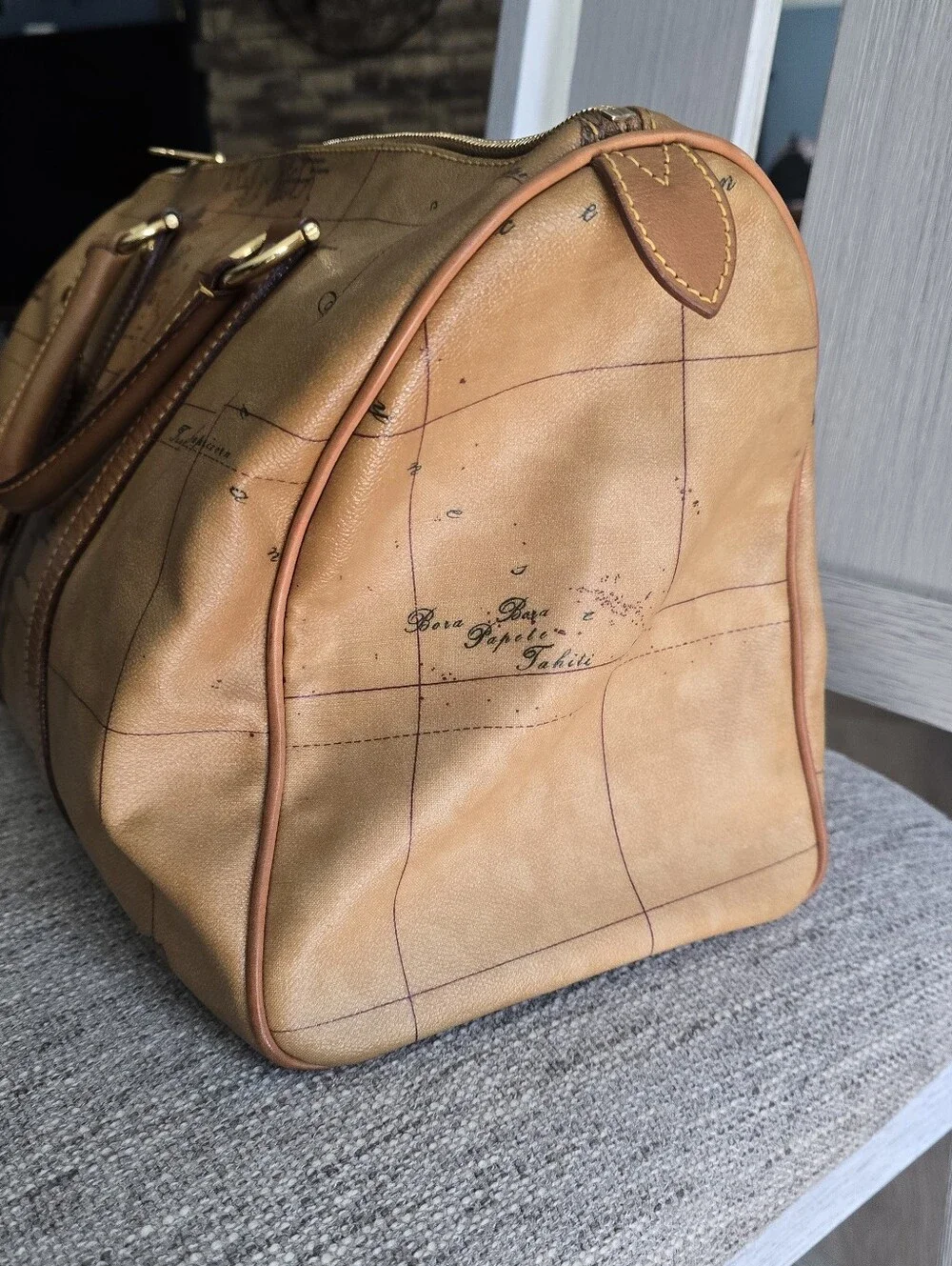 Authentic Alviero Martini Satchel Handbag